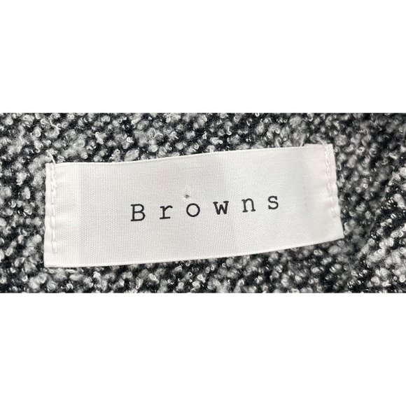 Browns Women's Size Small/Medium Grey/Black Dress - Picture 3 of 5